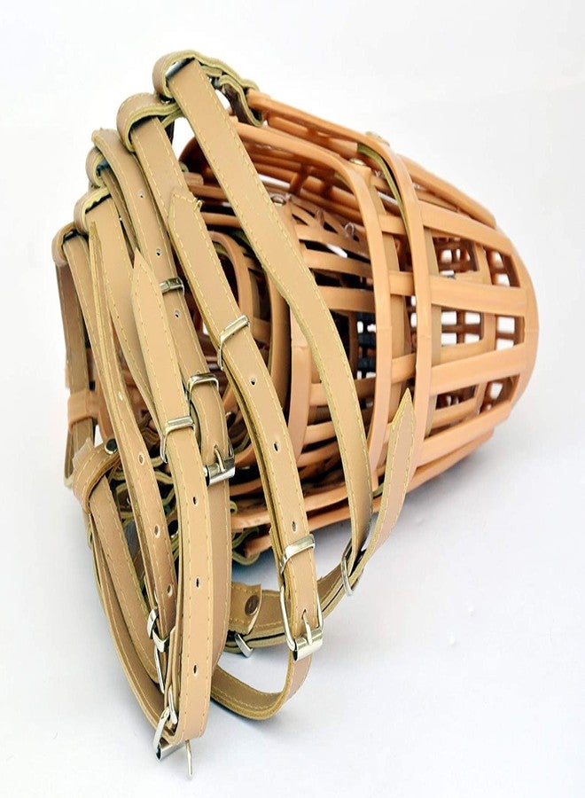 Pups&Pets Adjustable Muzzle Cum Mouth Cover/Basket Cage Collar for Dog (Pack of 5), Medium (Set of Size 3 to 7 PIC) - Image 3